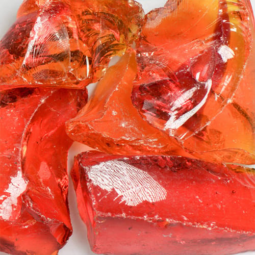 Chunky Orange Landscape Glass preview 1